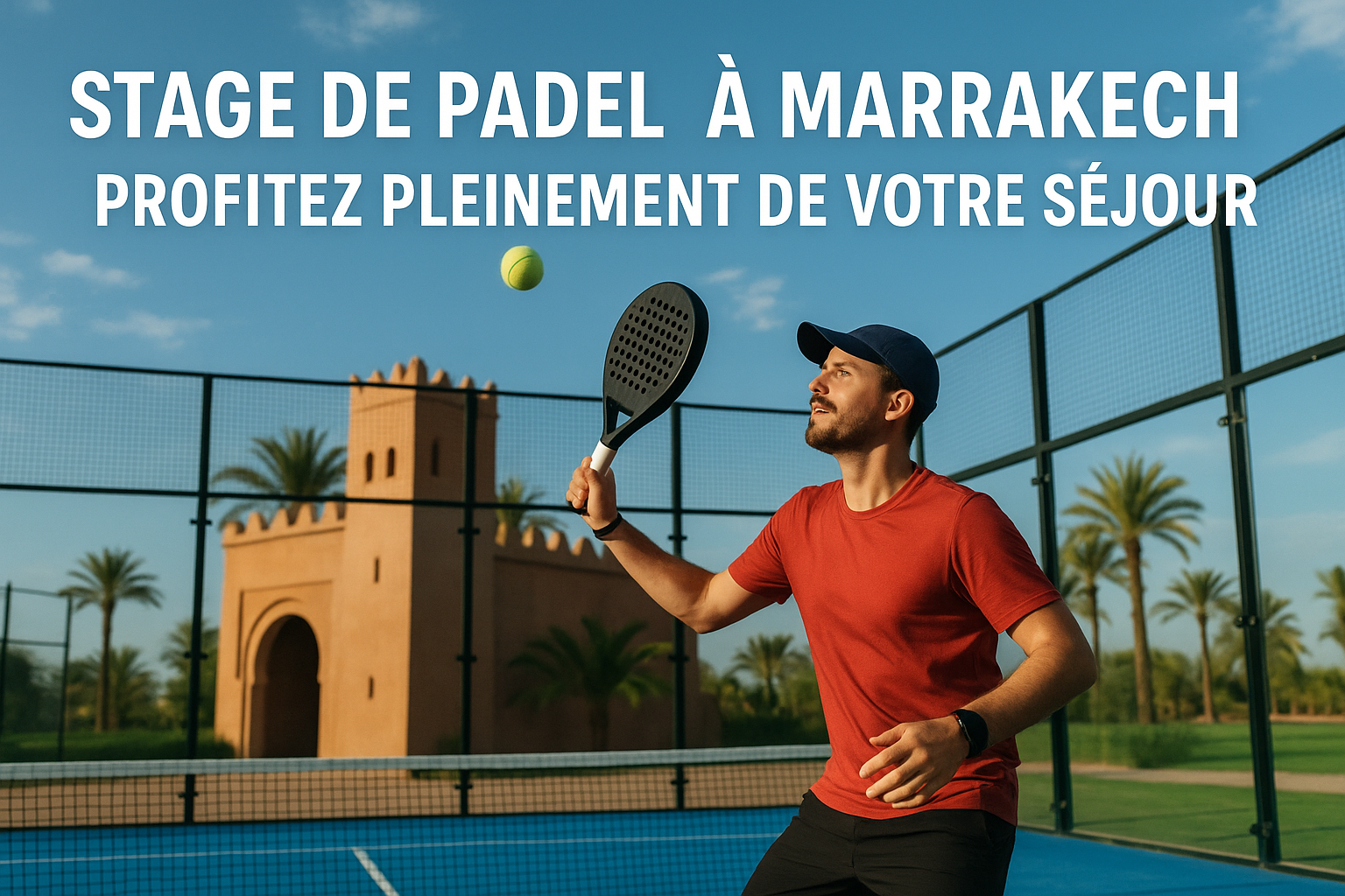 Stage de Padel à Marrakech : Profitez Pleinement de Votre Séjour
